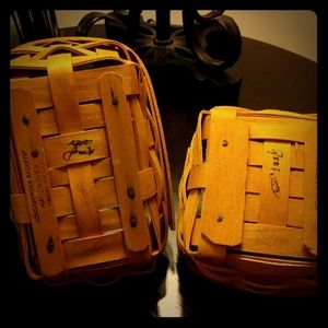 Authentic Longerberger mini baskets